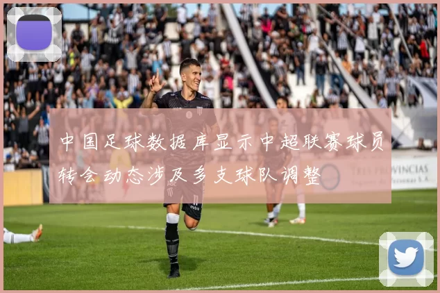 中国足球数据库显示中超联赛球员转会动态涉及多支球队调整